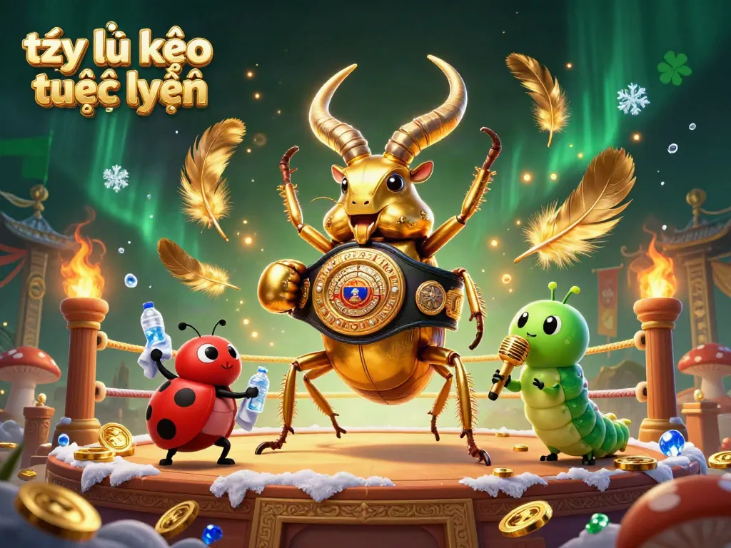 Engage in tỷ lệ kèo trực tuyến with dynamic creatures battling in colorful, immersive casino-themed arena.