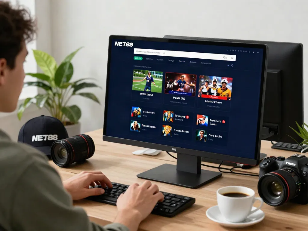 Dynamic online gambling experience at https://net88.broker/ featuring engaging user interface and user interaction.