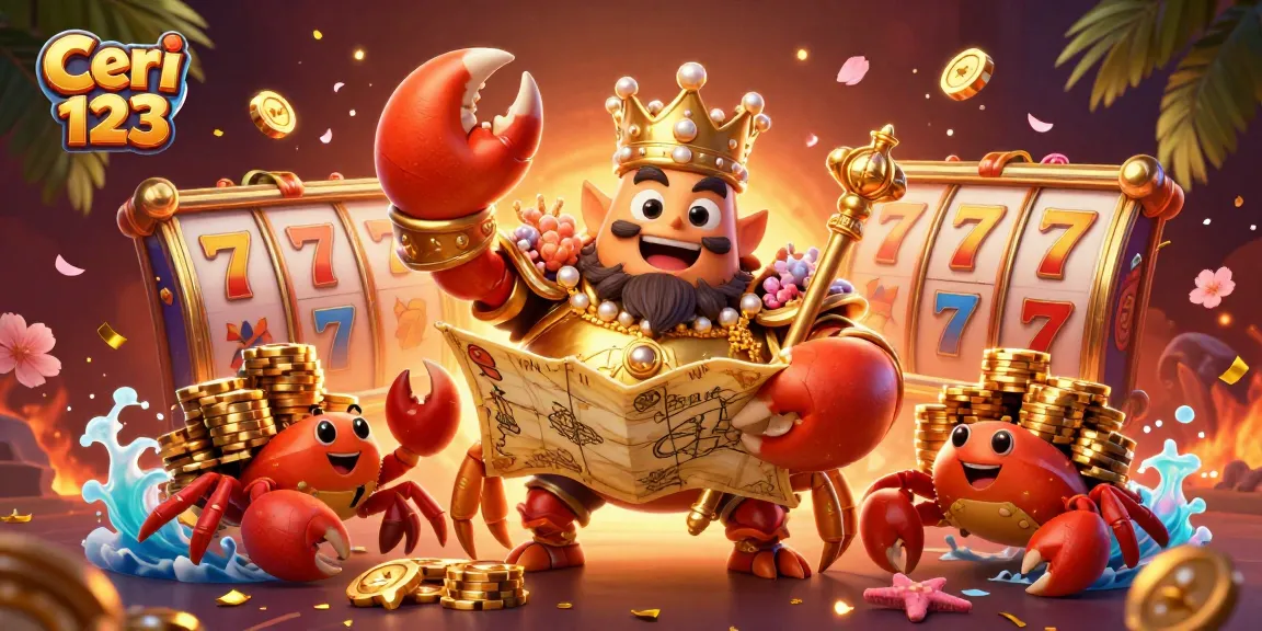 Experience slot gaming like never before at Ceri 123 with our animated crab emperor leading the fun!