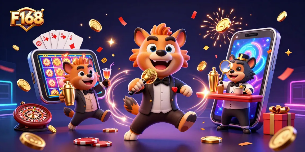 Join the excitement at F168 Casino as hyenas bring entertainment and gaming action alive!