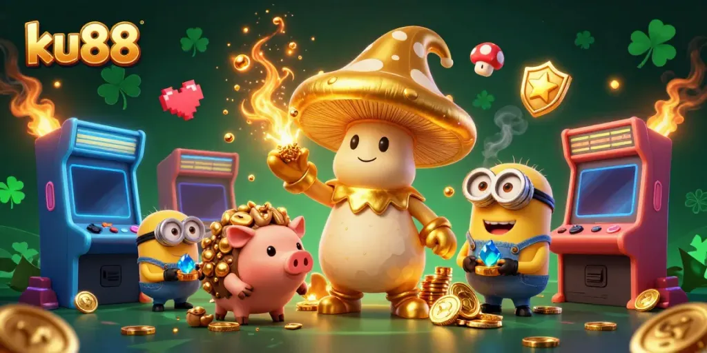 Experience magical gold transformations in ku88’s exciting casino universe filled with treasures.