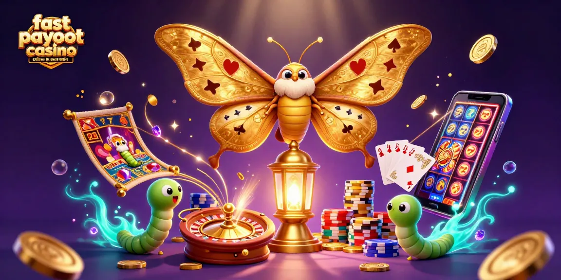 Experience the thrill at fast payout casino online in Australia with vibrant illustrations of lucky winning moments.
