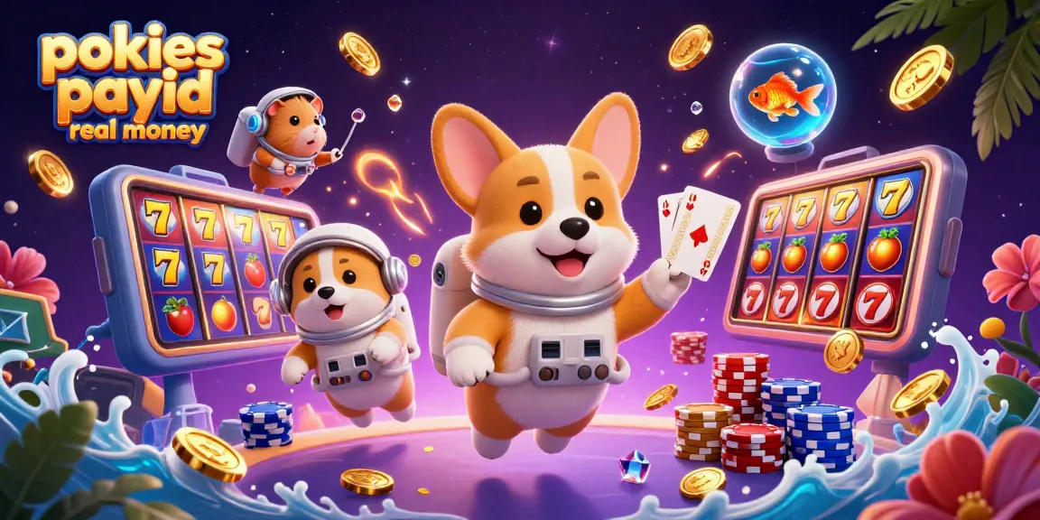 Experience pokies payid real money with exciting gameplay, golden coins, and vibrant characters in a dynamic casino scene.